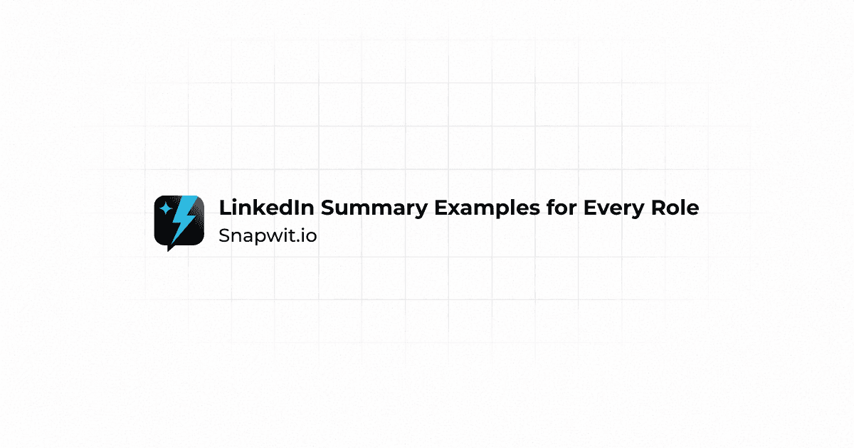 15+ LinkedIn Summary Examples for Every Role and Career Stage [2026]